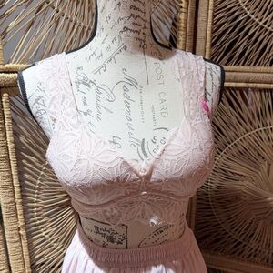PINK Victoria's Secret Light Pink Lace Bralette